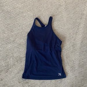 Navy Blue Razorback Tanktop